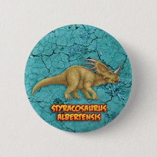 Styracosaurus 6 Cm Round Badge