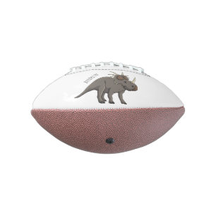 Styracosaurus cartoon illustration   american football