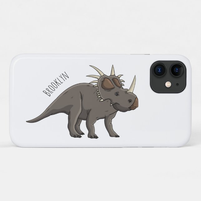 Styracosaurus cartoon illustration  Case-Mate iPhone case (Back (Horizontal))