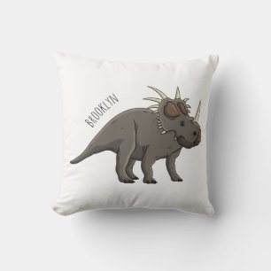 Styracosaurus cartoon illustration cushion