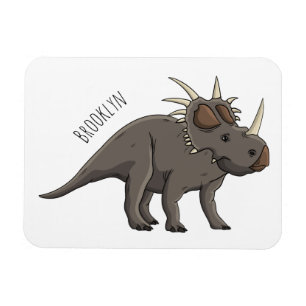 Styracosaurus cartoon illustration magnet