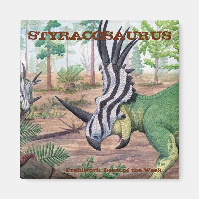 Styracosaurus Magnet (Front)