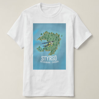 Styrsö, sweden travel poster. T-Shirt