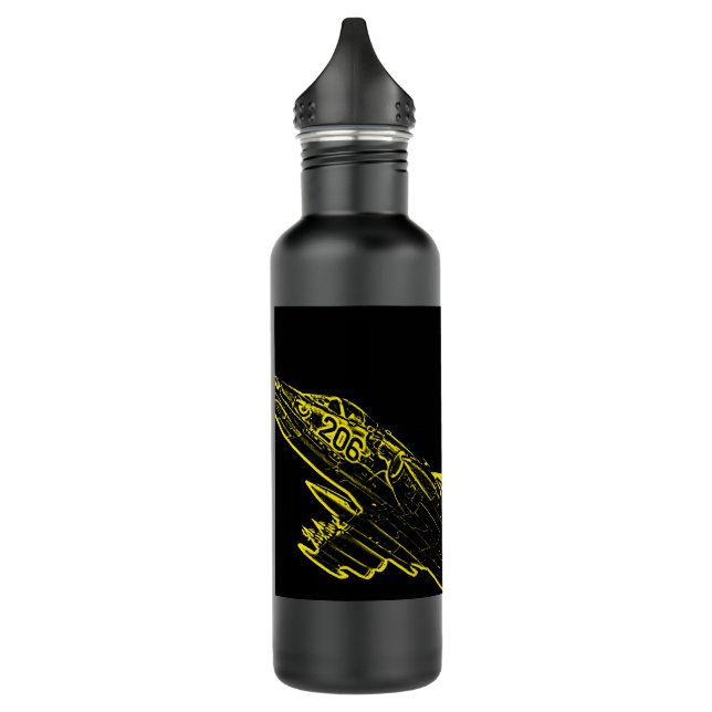 SU 25 Grach Soviet Frogfoot Plane Sketch 710 Ml Water Bottle (Left)