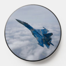SU-27 Flanker Above The Clouds