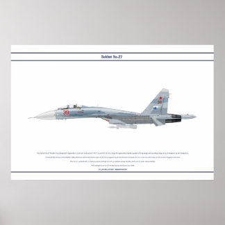 Su-27 Russia 2 Poster