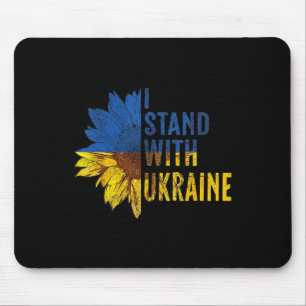 Su Ower Ukraine Flag Womens I Stand With Ukraine Mouse Mat