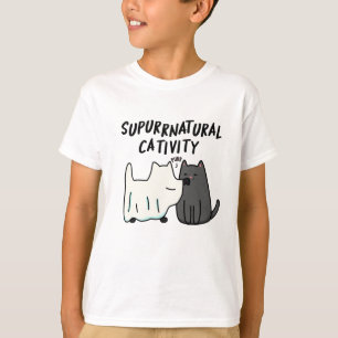 Su-purr-natural Cativity Funny Cat Pun  T-Shirt
