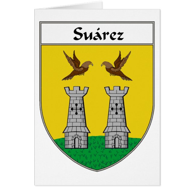 Suarez Coat of Arms/Family Crest (Front)
