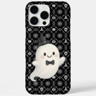 Suave cartoon ghost Halloween iPhone 16 Pro Max Case
