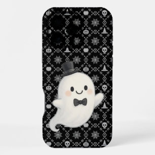 Suave cartoon ghost Halloween iPhone 16 Pro Max Case