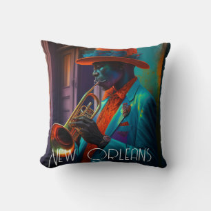 Suave New Orleans Jazz Trumpet Player  In NOLA    Cushion