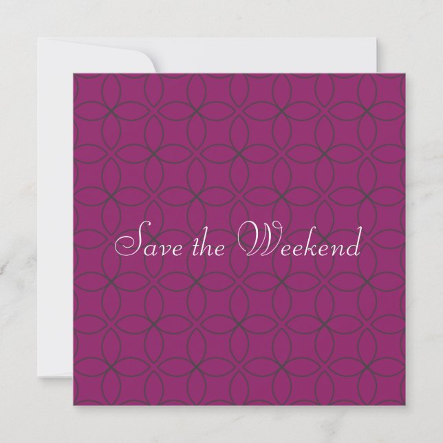 Suave Pattern Save The Date (Front)