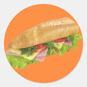 Sub Classic Round Sticker