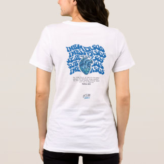 Sub Mer SOS Typographic T-Shirt | Minimal Abstract Tri-Blend Shirt
