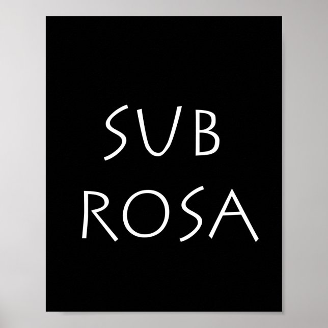 Sub Rosa Poster (Front)