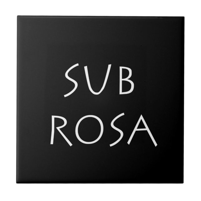 Sub Rosa Tile (Front)