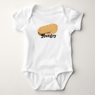 Sub Sandwich Foodie Hungry Baby Bodysuit