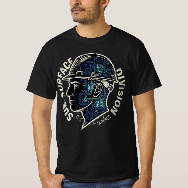 Sub Surface Division Plumber Gift T-Shirt (Front)
