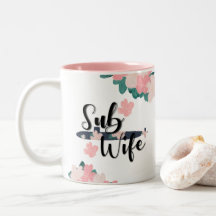 sub wife floral navy submariner