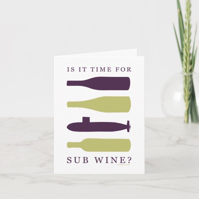 Sub Wine - Note Card (Front)