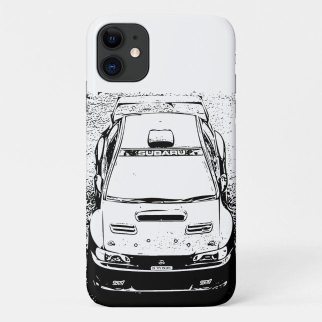 Subaru Impreza WRX Sti Vector Image Case-Mate iPhone Case (Back)