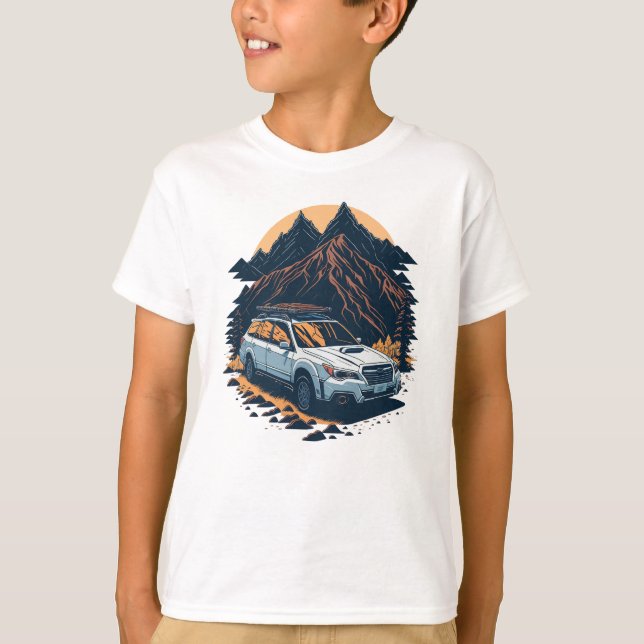 SUBARU OUTBACK at Sunrise  T-Shirt (Front)