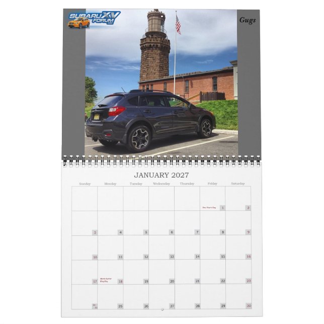 Subaruxvforum.com 2015 Calendar - No marked dates (Jan 2027)