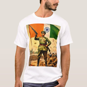 "Subash Chandra Bose: Warrior of Freedom" T-Shirt