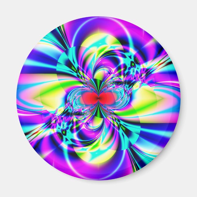 Subatomic Fractal Art Magnet (Front)