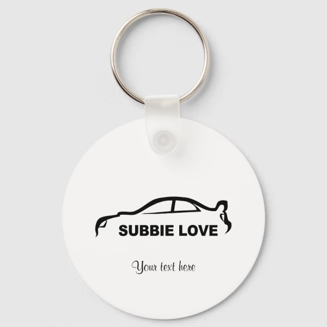 Subbie STI Key-Chain Key Ring (Front)