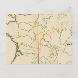 Subdivision of France Postcard
