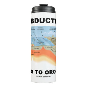 Subduction Leads To Orogeny Plate Tectonics Humour Thermal Tumbler