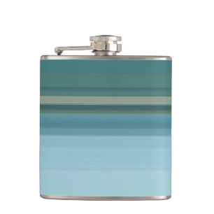 Subdue Colour Stripes Hip Flask
