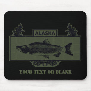 Subdued Alaska Combat Fisherman Badge Mouse Mat