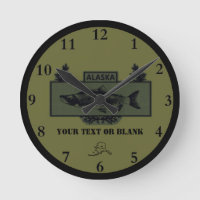 Subdued Alaska Combat Fisherman Badge