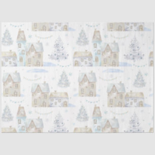 Subdued Christmas Patterns Design 16 Tissue Paper
