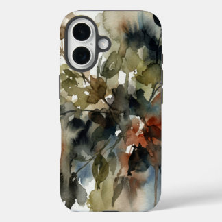 Subdued Forest Watercolor iPhone 16 Case