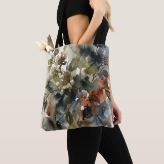 Subdued Forest Watercolor Tote Bag