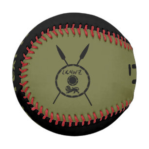 Subdued Maccabee Shield And Spears Baseball