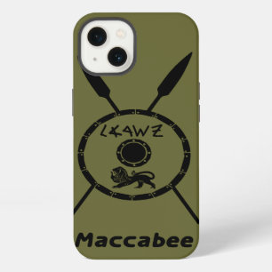 Subdued Maccabee Shield And Spears iPhone 13 Case