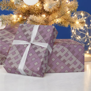 Subdued Red and Brown Wrapping Paper