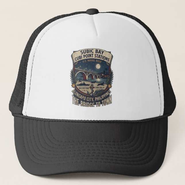 Subic Bay Cubi Point Stations Trucker Hat  (Front)