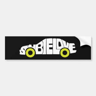 Subie Love Green Bumpersticker Bumper Sticker