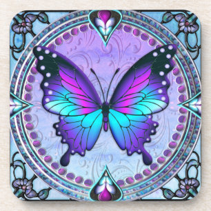 Sublimation Butterfly with Background Coaster