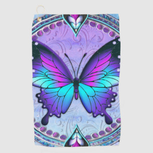Sublimation Butterfly with Background Golf Towel