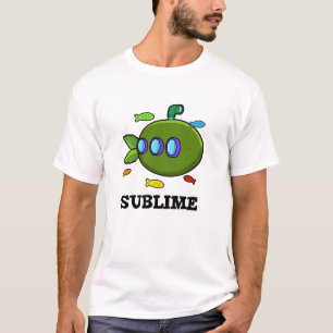 Sublime Funny Submarine Fruit Lime Pun  T-Shirt
