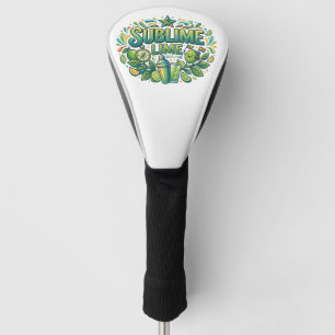 Sublime Lime T-Shirt – Fun Citrus Lover Graphic Te Golf Head Cover