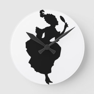 Sublime Marie Antoinette Silhouette Clock