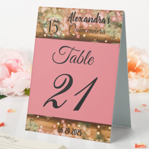 Sublime Rose Gold Quinceanera Princess